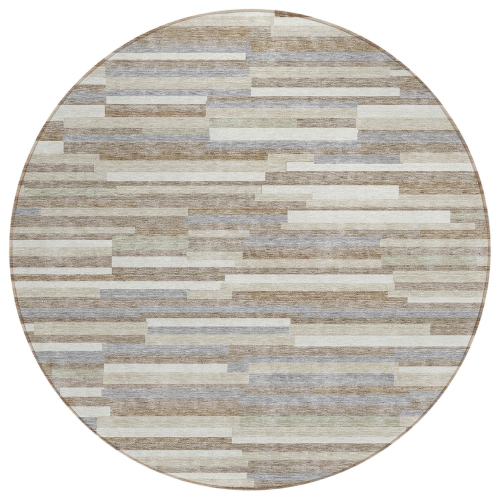 Chantille ACN894 Brown 8' x 8' Rug. Picture 1