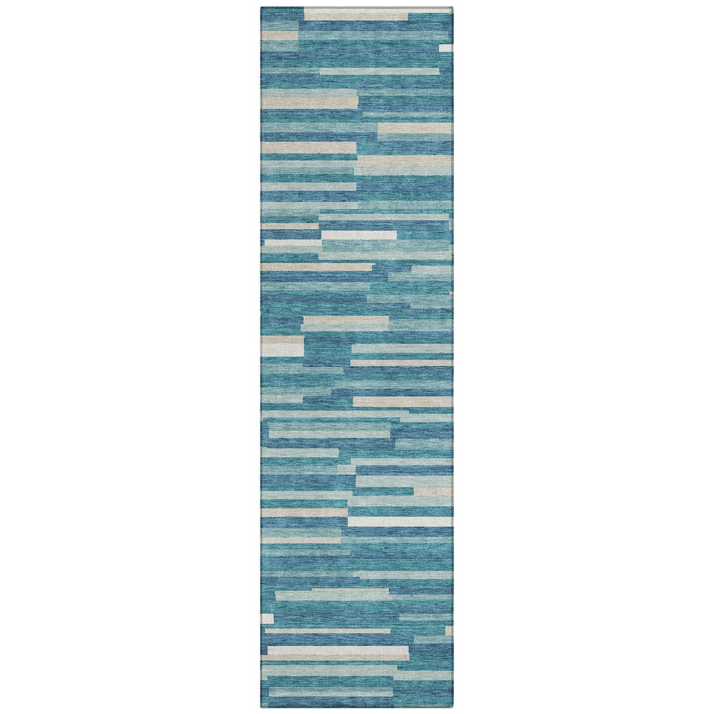 Chantille ACN894 Teal 2'3" x 7'6" Rug. Picture 1