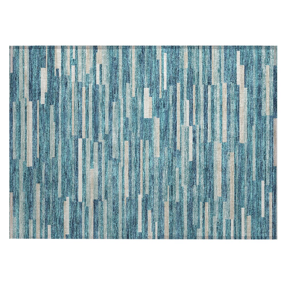 Chantille ACN894 Teal 1'8" x 2'6" Rug. Picture 1