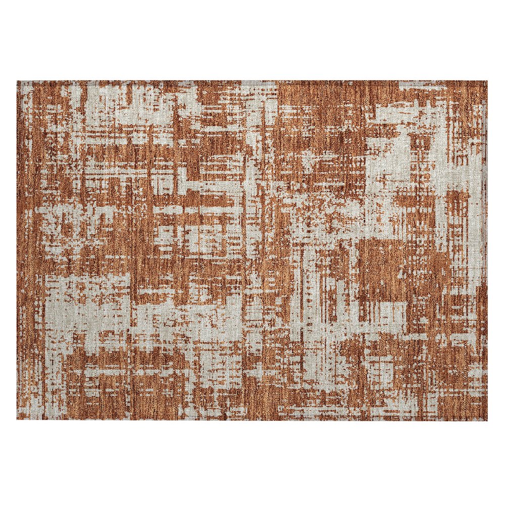 Chantille ACN895 Orange 1'8" x 2'6" Rug. Picture 1