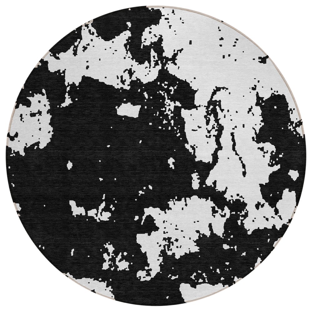 Chantille ACN897 Black 8' x 8' Rug. Picture 1