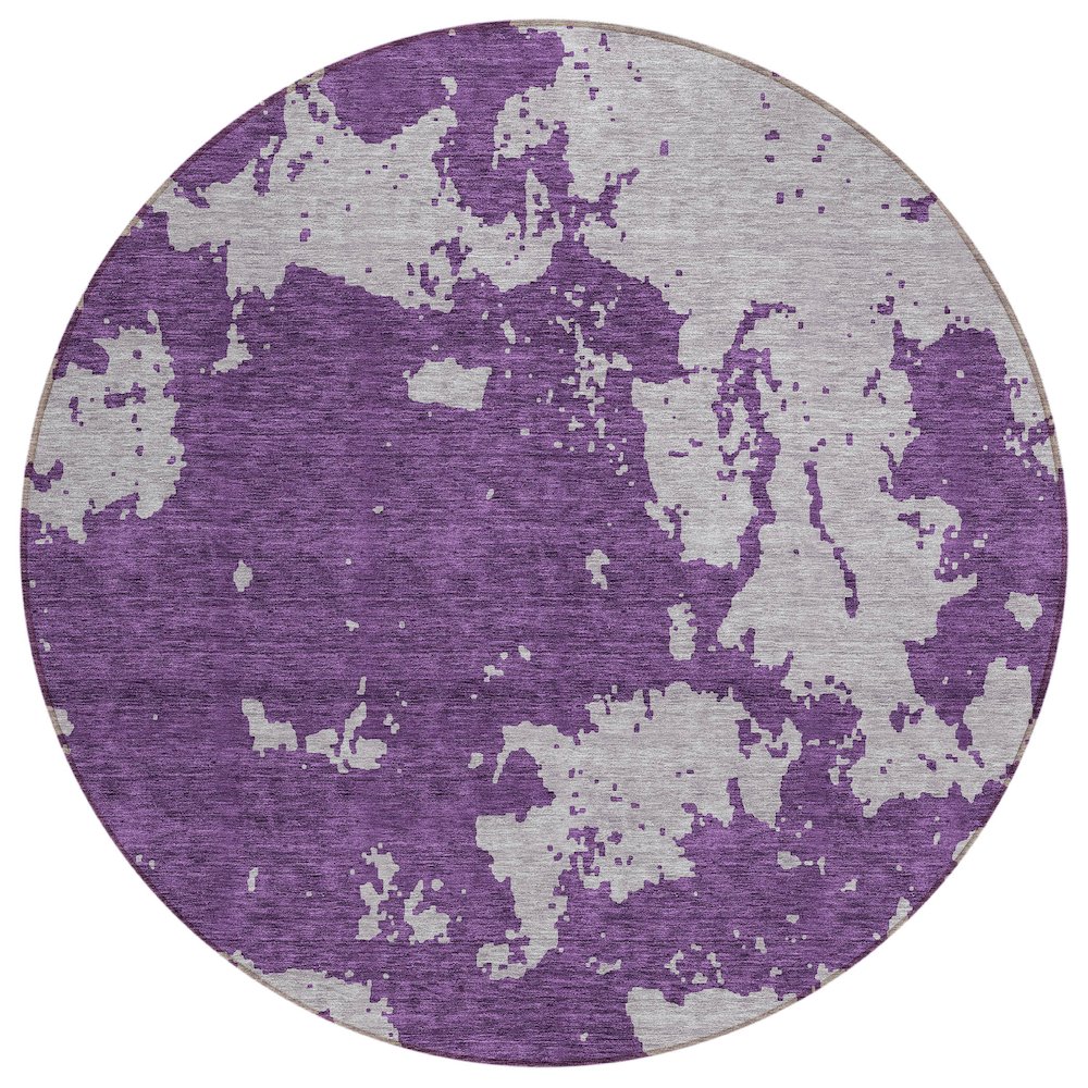 Chantille ACN897 Purple 8' x 8' Rug. Picture 1