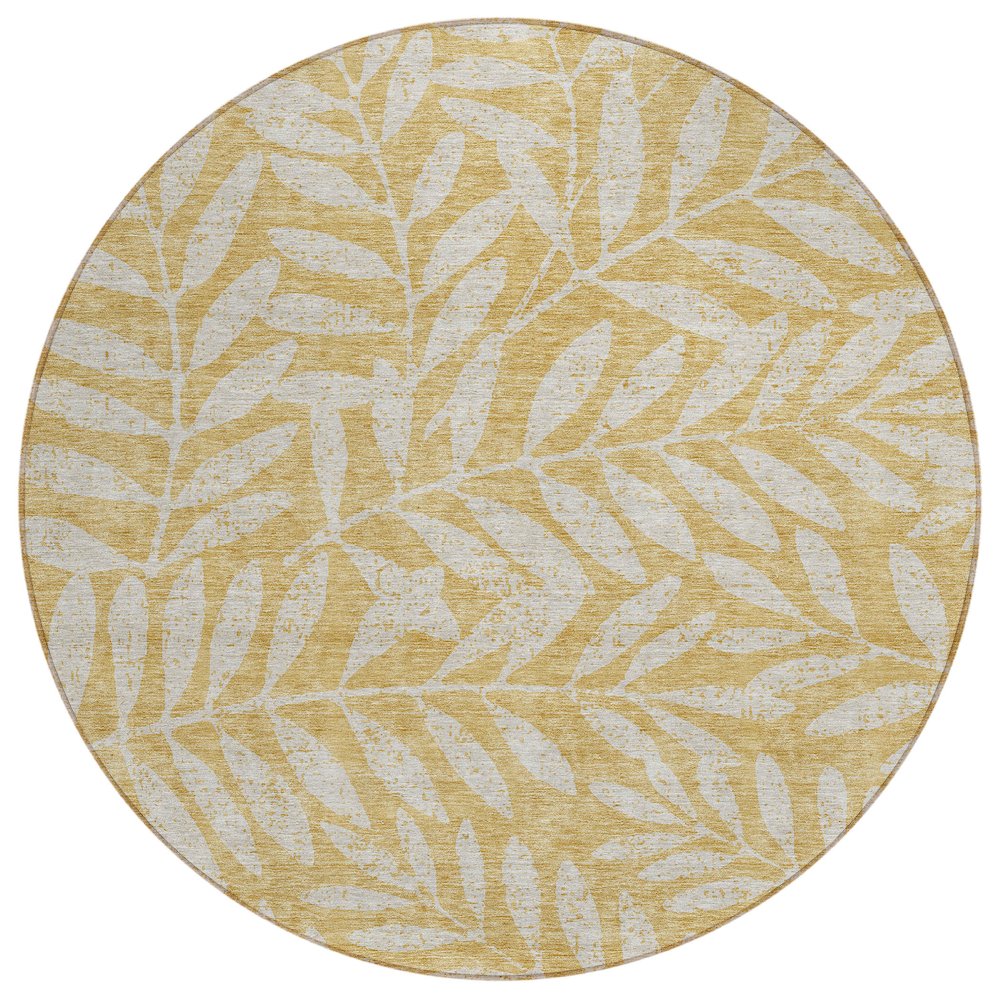 Chantille ACN899 Gold 8' x 8' Rug. Picture 1