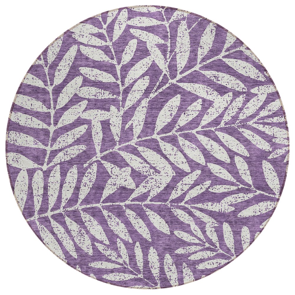 Chantille ACN899 Purple 8' x 8' Rug. Picture 1