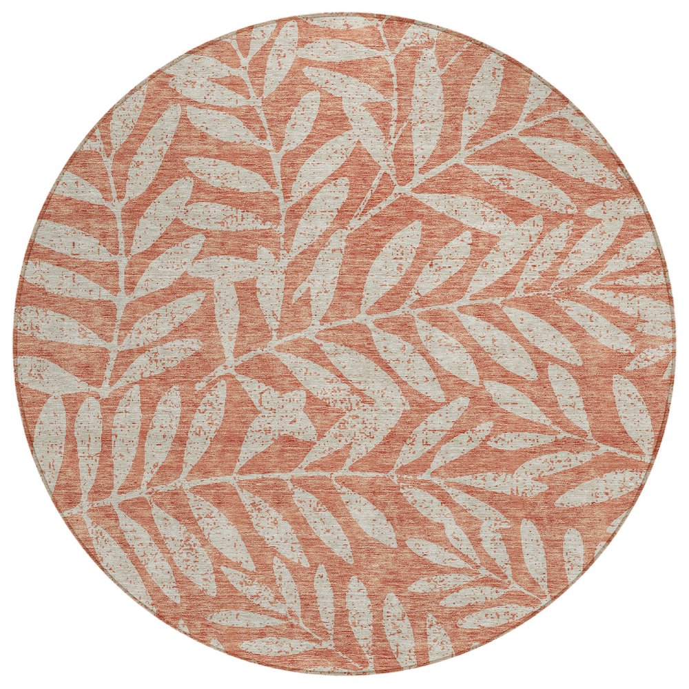 Chantille ACN899 Orange 8' x 8' Rug. Picture 1