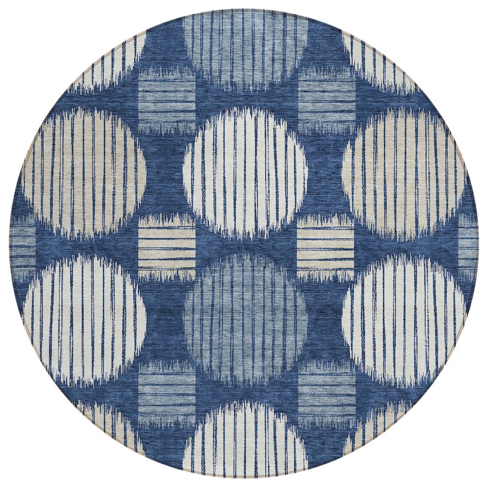 Chantille ACN900 Blue 8' x 8' Rug. Picture 1