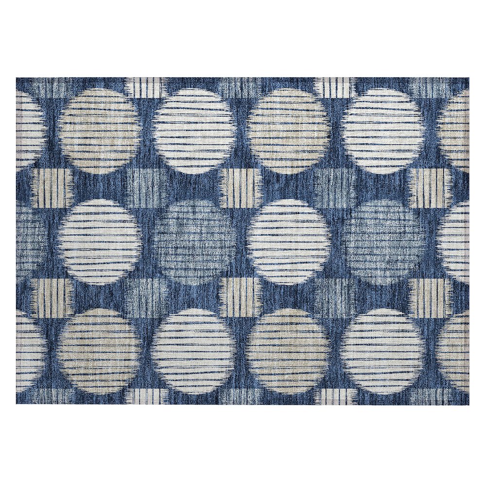 Chantille ACN900 Blue 1'8" x 2'6" Rug. Picture 1