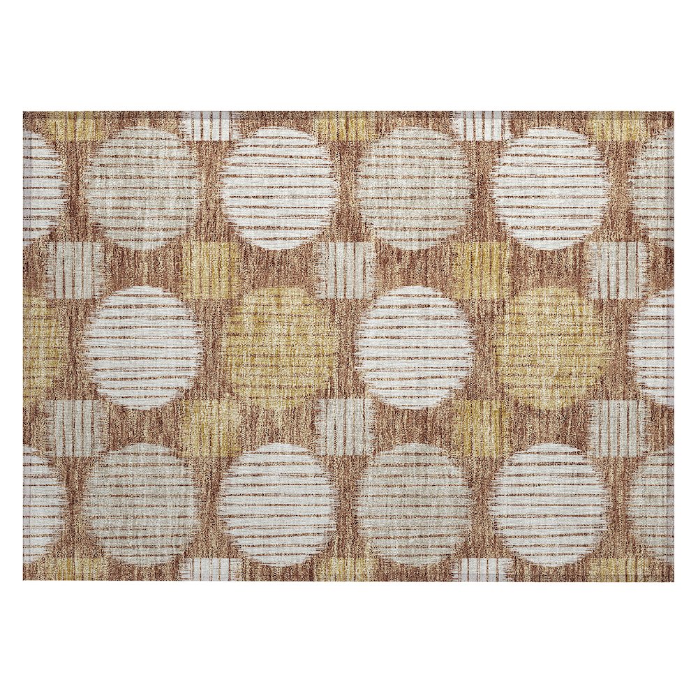 Chantille ACN900 Orange 1'8" x 2'6" Rug. Picture 1