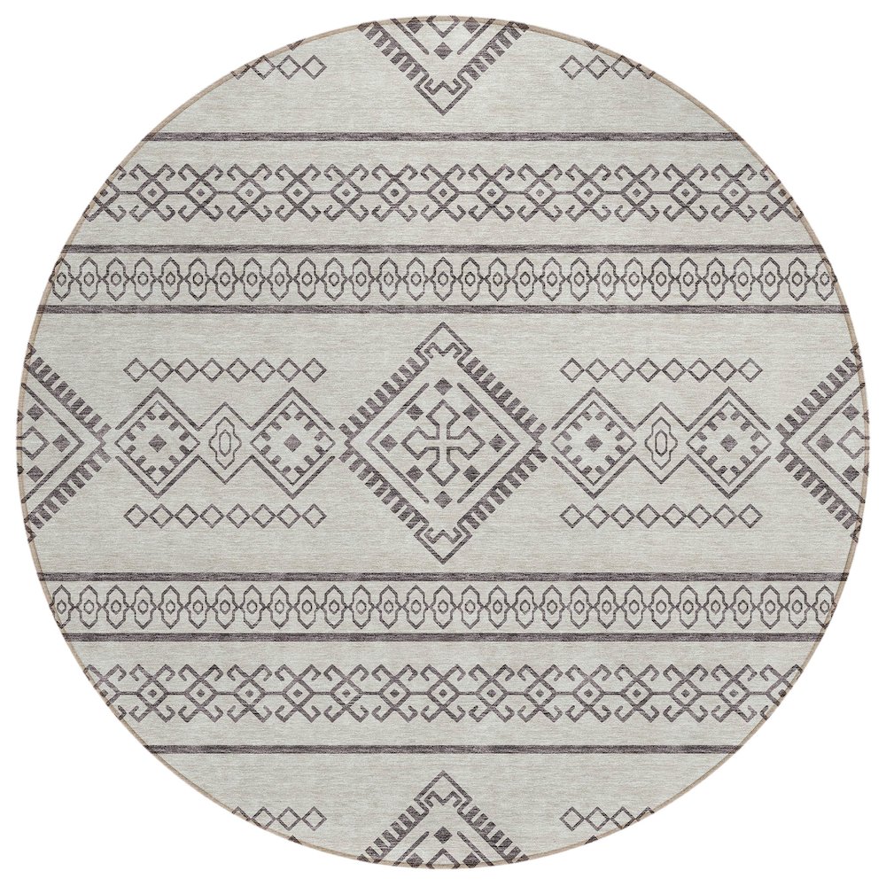 Chantille ACN901 Brown 8' x 8' Rug. Picture 1