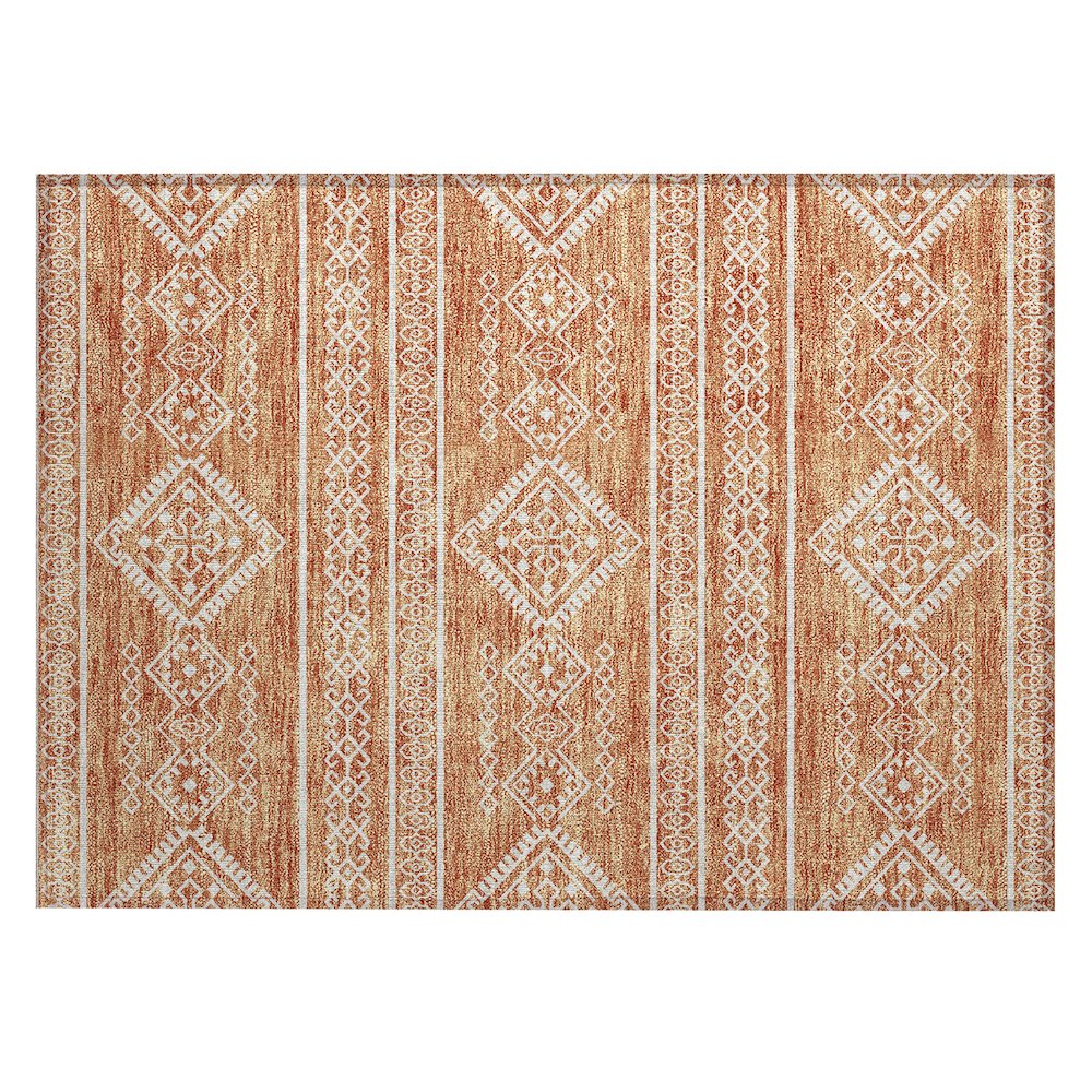 Chantille ACN901 Orange 1'8" x 2'6" Rug. Picture 1