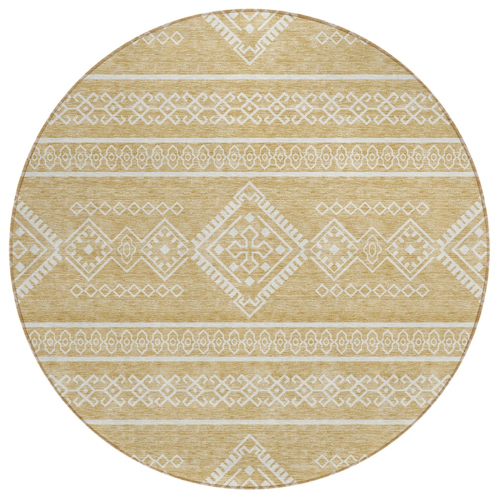 Chantille ACN901 Gold 8' x 8' Rug. Picture 1