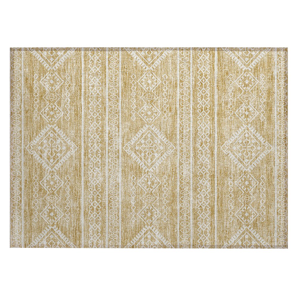 Chantille ACN901 Gold 1'8" x 2'6" Rug. Picture 1