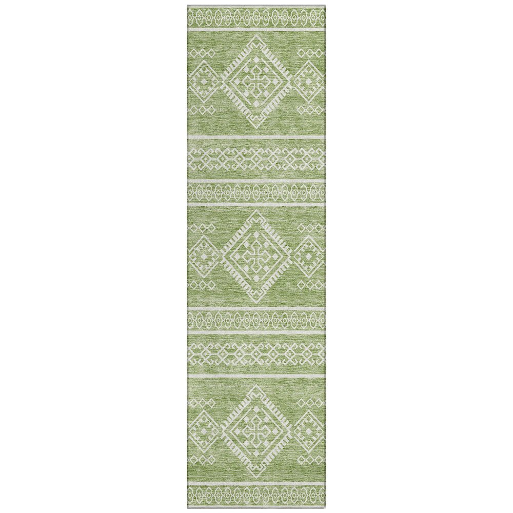 Chantille ACN901 Green 2'3" x 7'6" Rug. Picture 1