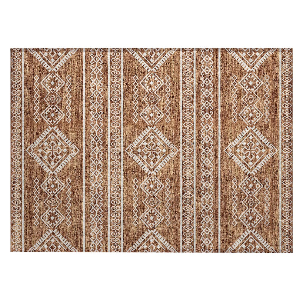 Chantille ACN901 Orange 1'8" x 2'6" Rug. Picture 1