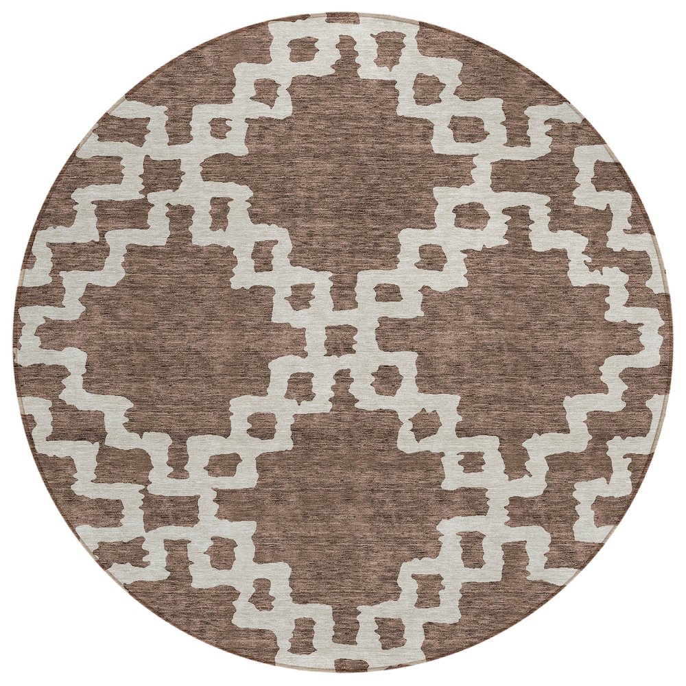 Chantille ACN902 Brown 8' x 8' Rug. Picture 1