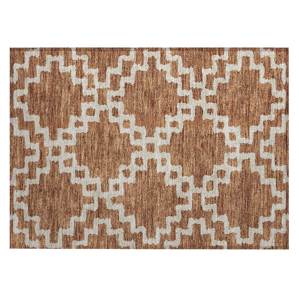 Chantille ACN902 Orange 1'8" x 2'6" Rug. Picture 1