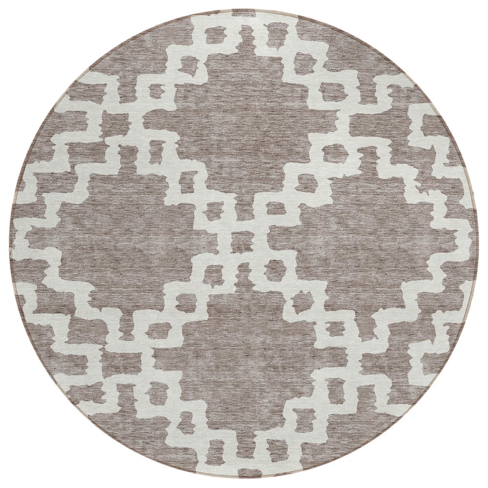 Chantille ACN902 Brown 8' x 8' Rug. Picture 1