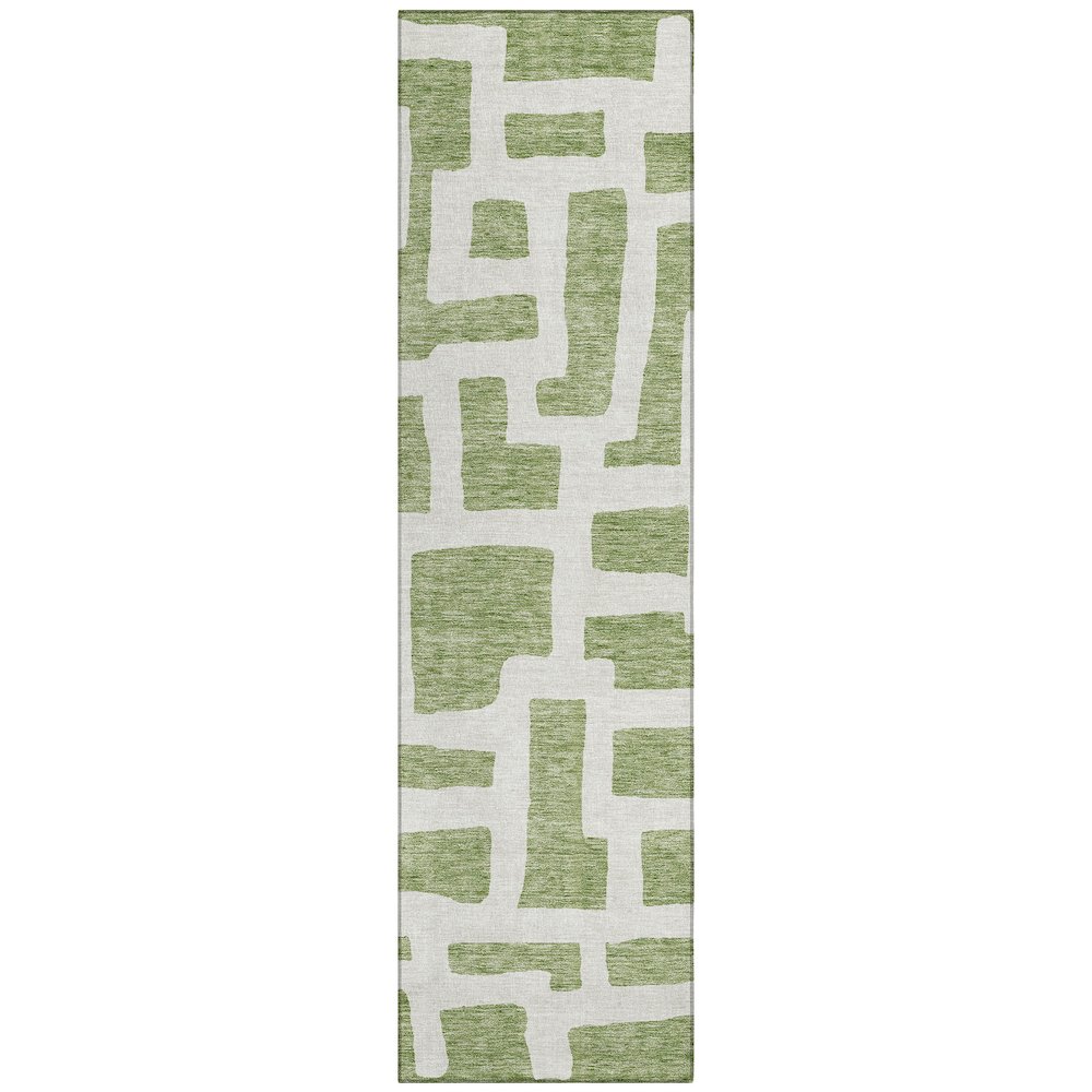 Chantille ACN903 Green 2'3" x 7'6" Rug. Picture 1