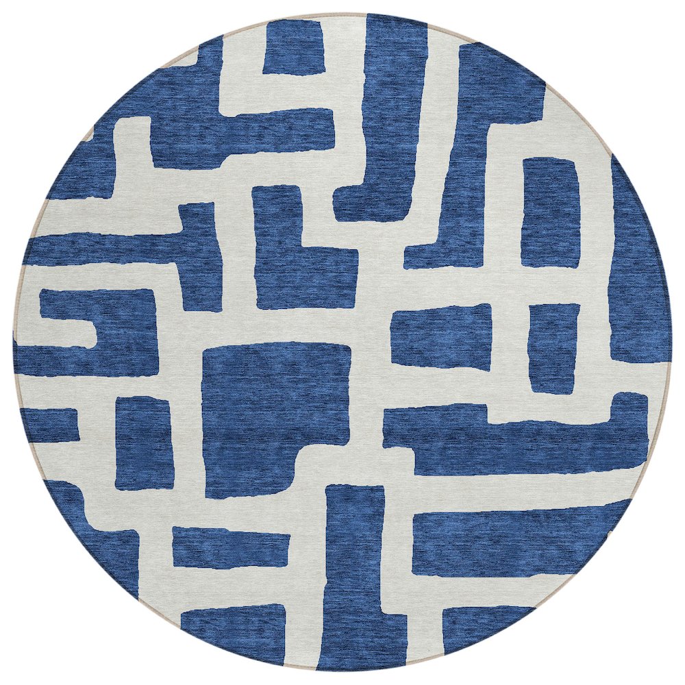Chantille ACN903 Blue 8' x 8' Rug. Picture 1