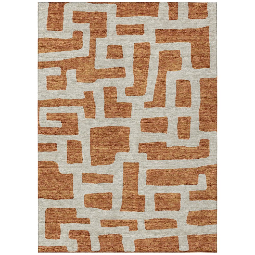 Chantille ACN903 Orange 2'6" x 3'10" Rug. Picture 1