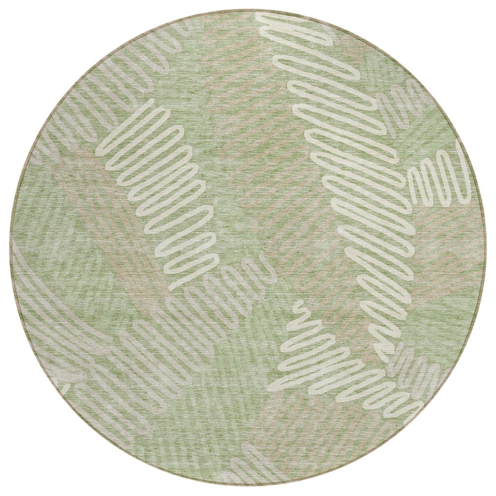 Chantille ACN904 Green 8' x 8' Rug. Picture 1