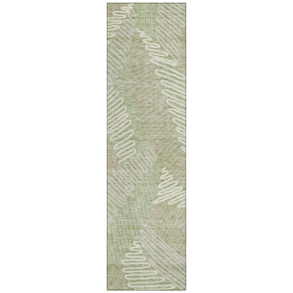 Chantille ACN904 Green 2'3" x 7'6" Rug. Picture 1