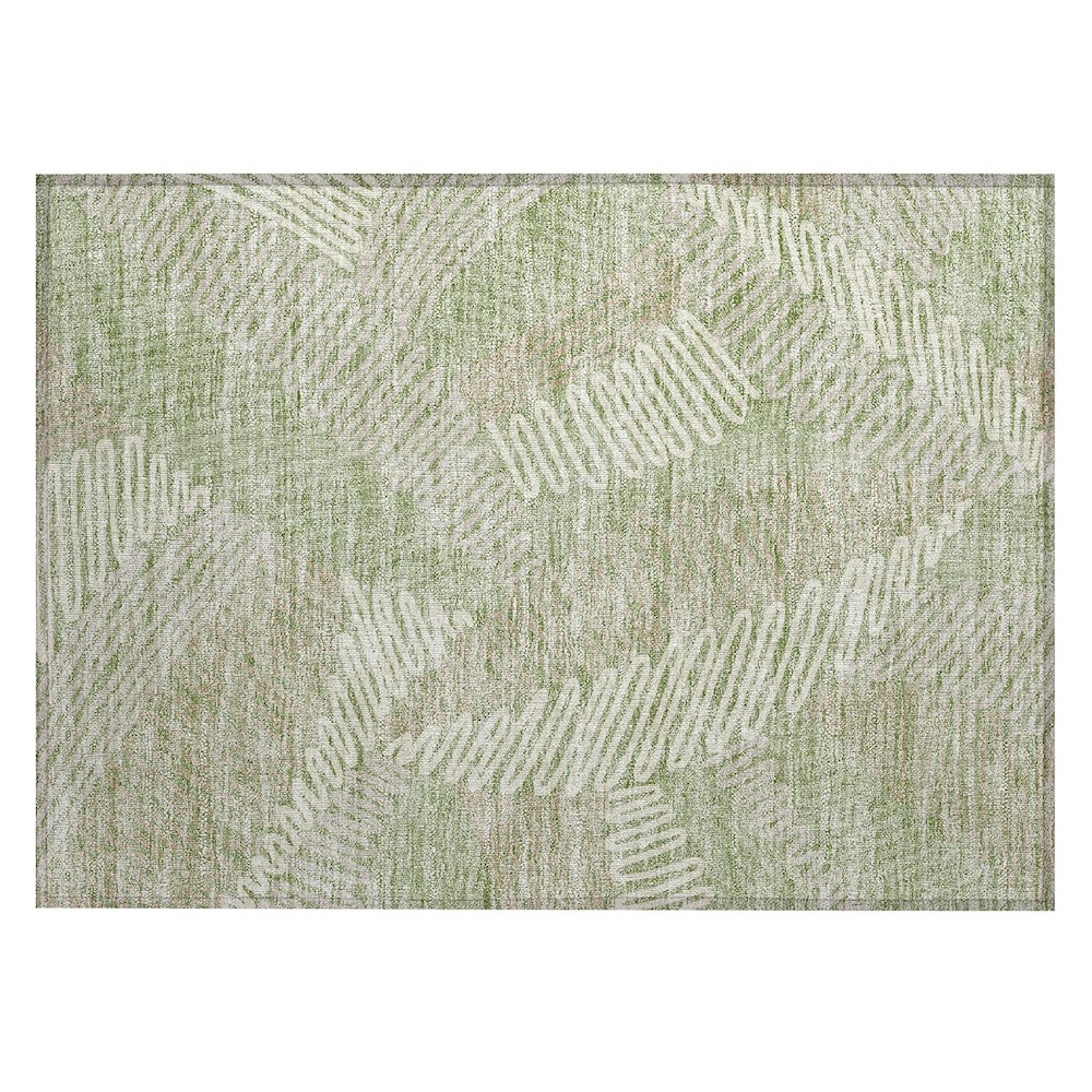 Chantille ACN904 Green 1'8" x 2'6" Rug. Picture 1