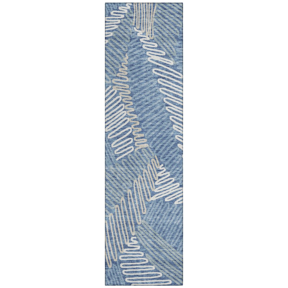 Chantille ACN904 Blue 2'3" x 7'6" Rug. Picture 1