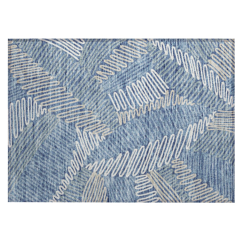 Chantille ACN904 Blue 1'8" x 2'6" Rug. Picture 1