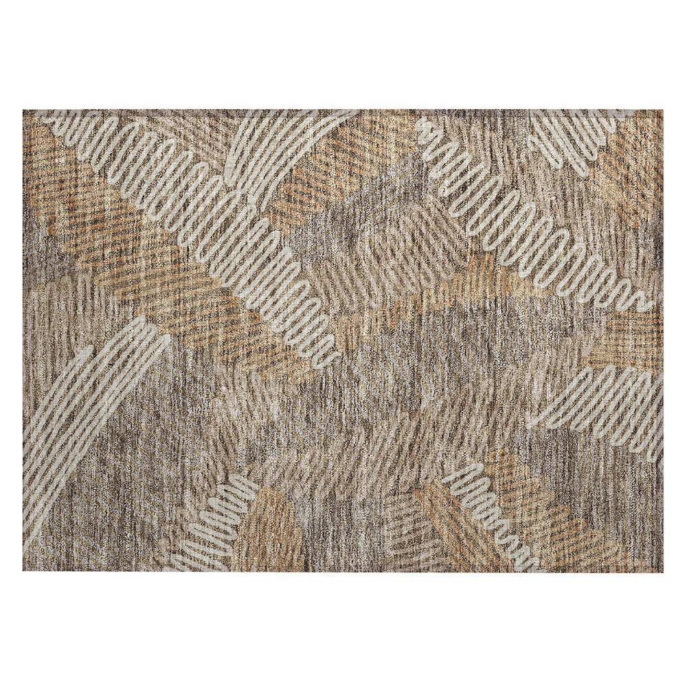 Chantille ACN904 Brown 1'8" x 2'6" Rug. Picture 1