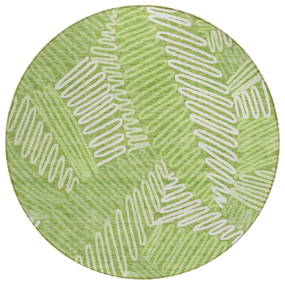 Chantille ACN904 Green 8' x 8' Rug. Picture 1