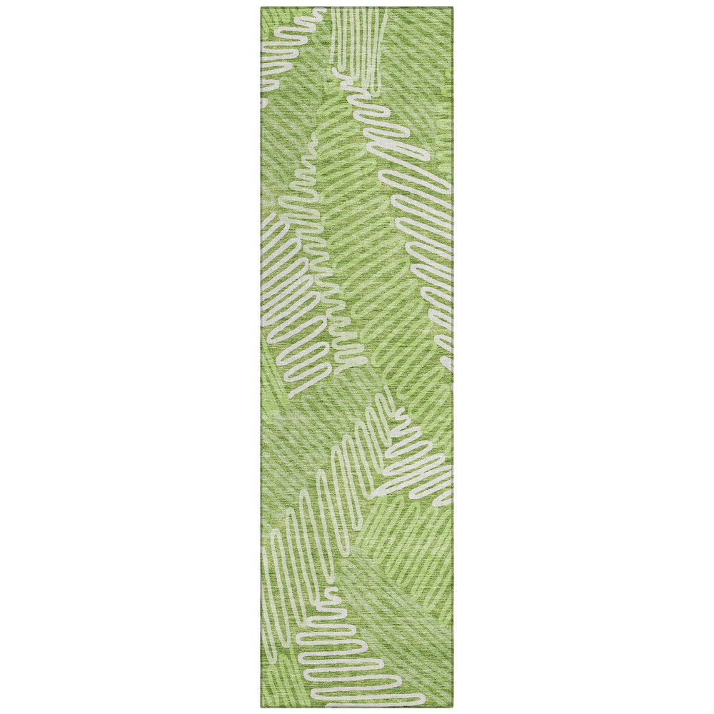 Chantille ACN904 Green 2'3" x 7'6" Rug. Picture 1
