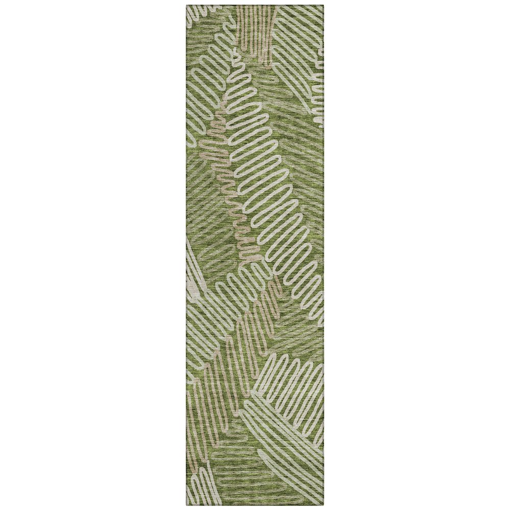 Chantille ACN904 Green 2'3" x 7'6" Rug. Picture 1