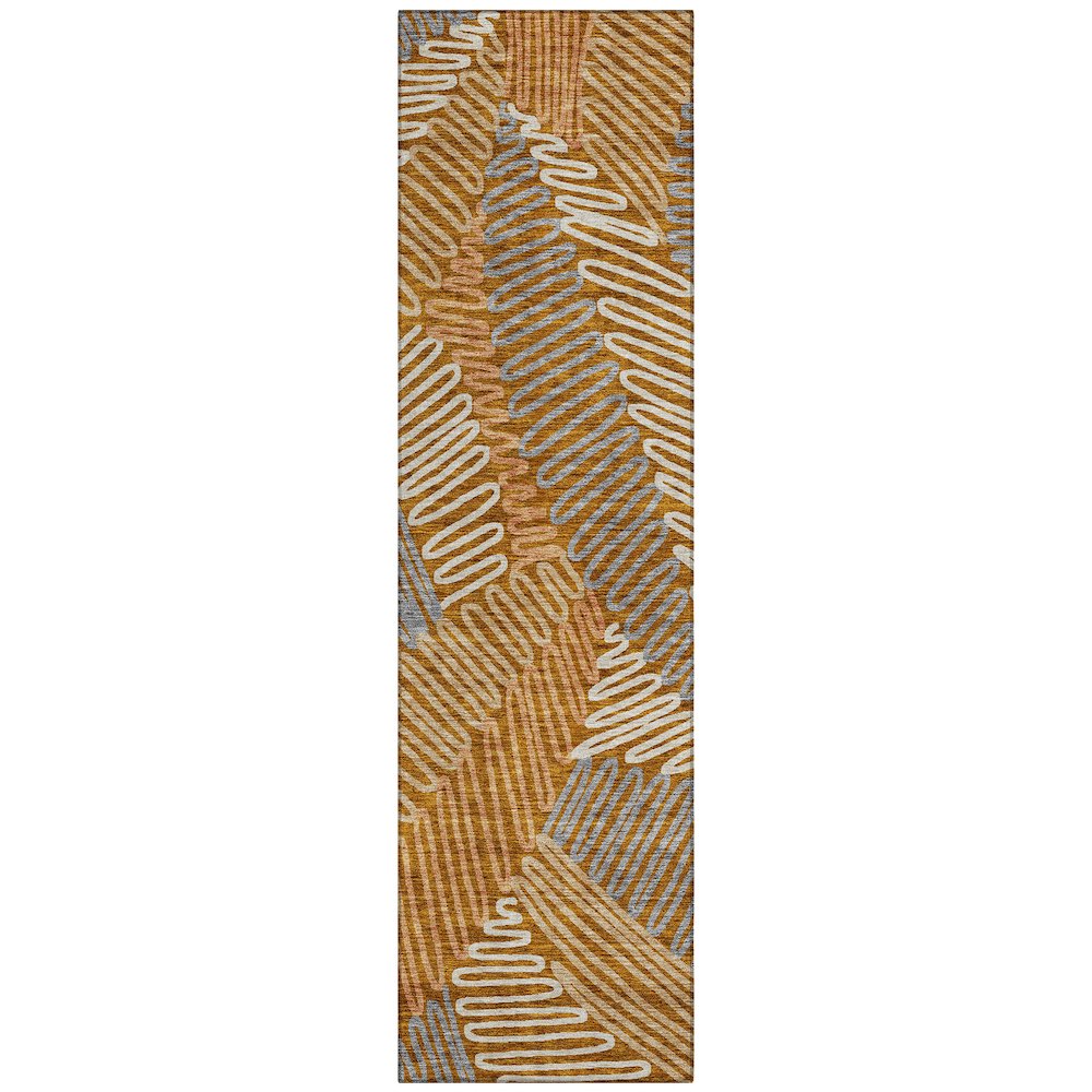 Chantille ACN904 Orange 2'3" x 7'6" Rug. Picture 1