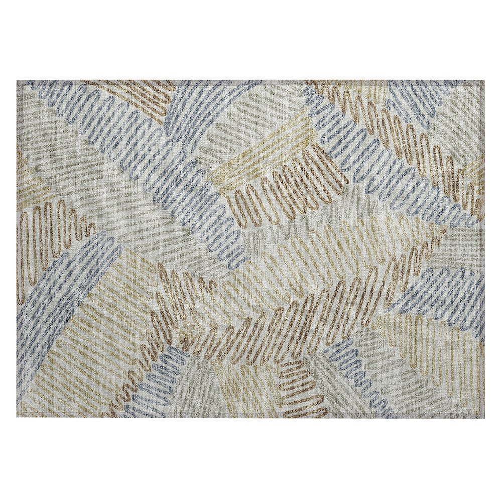 Chantille ACN904 Brown 1'8" x 2'6" Rug. Picture 1