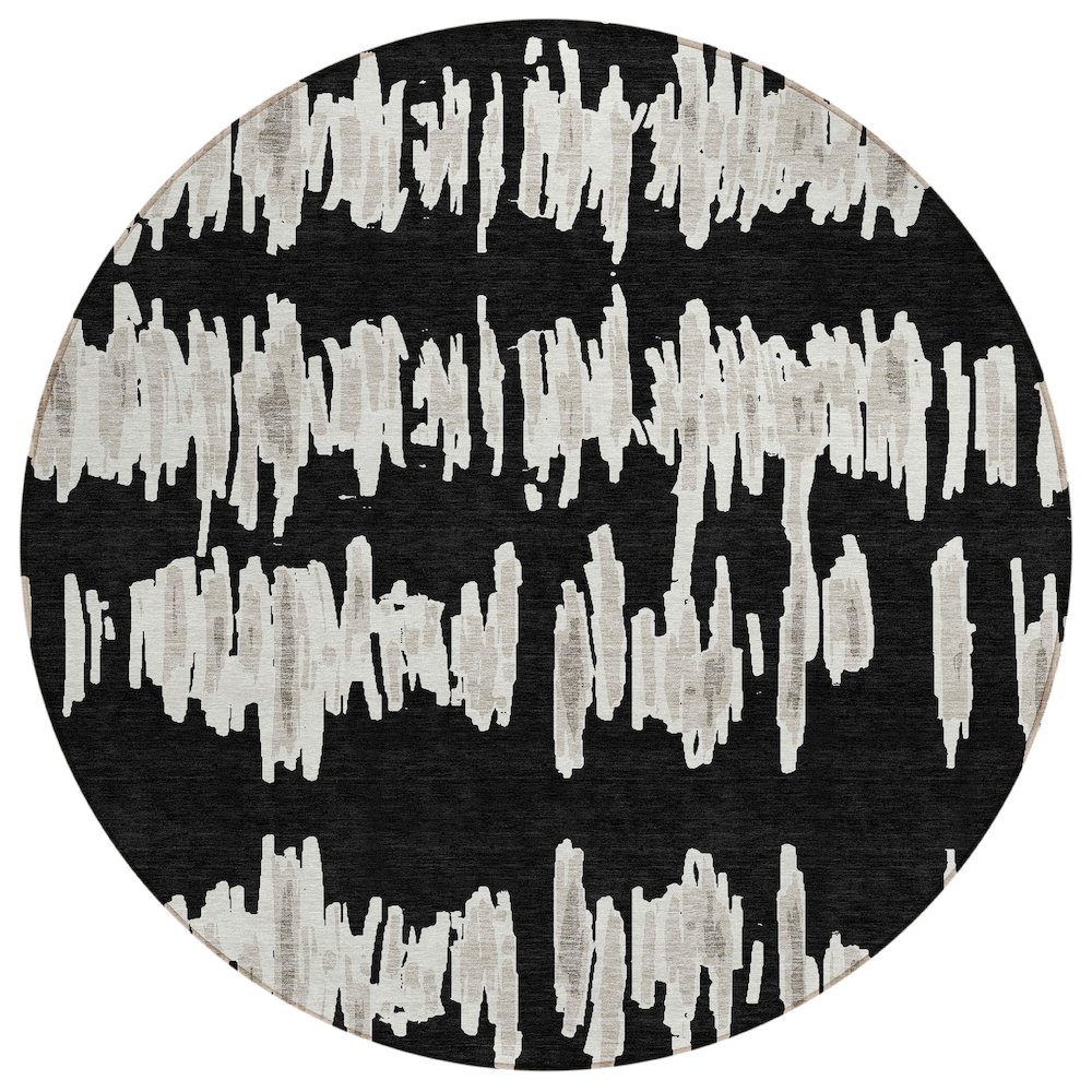 Chantille ACN905 Black 8' x 8' Rug. Picture 1