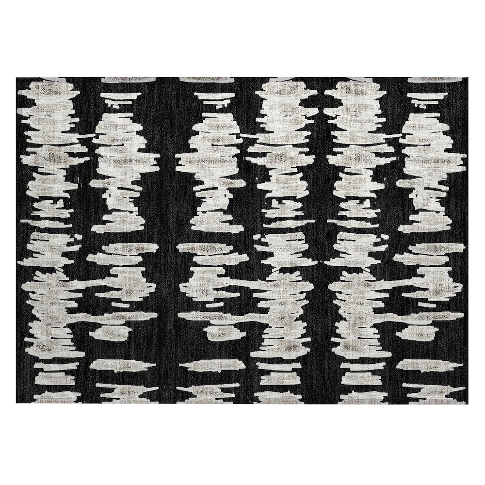Chantille ACN905 Black 1'8" x 2'6" Rug. Picture 1