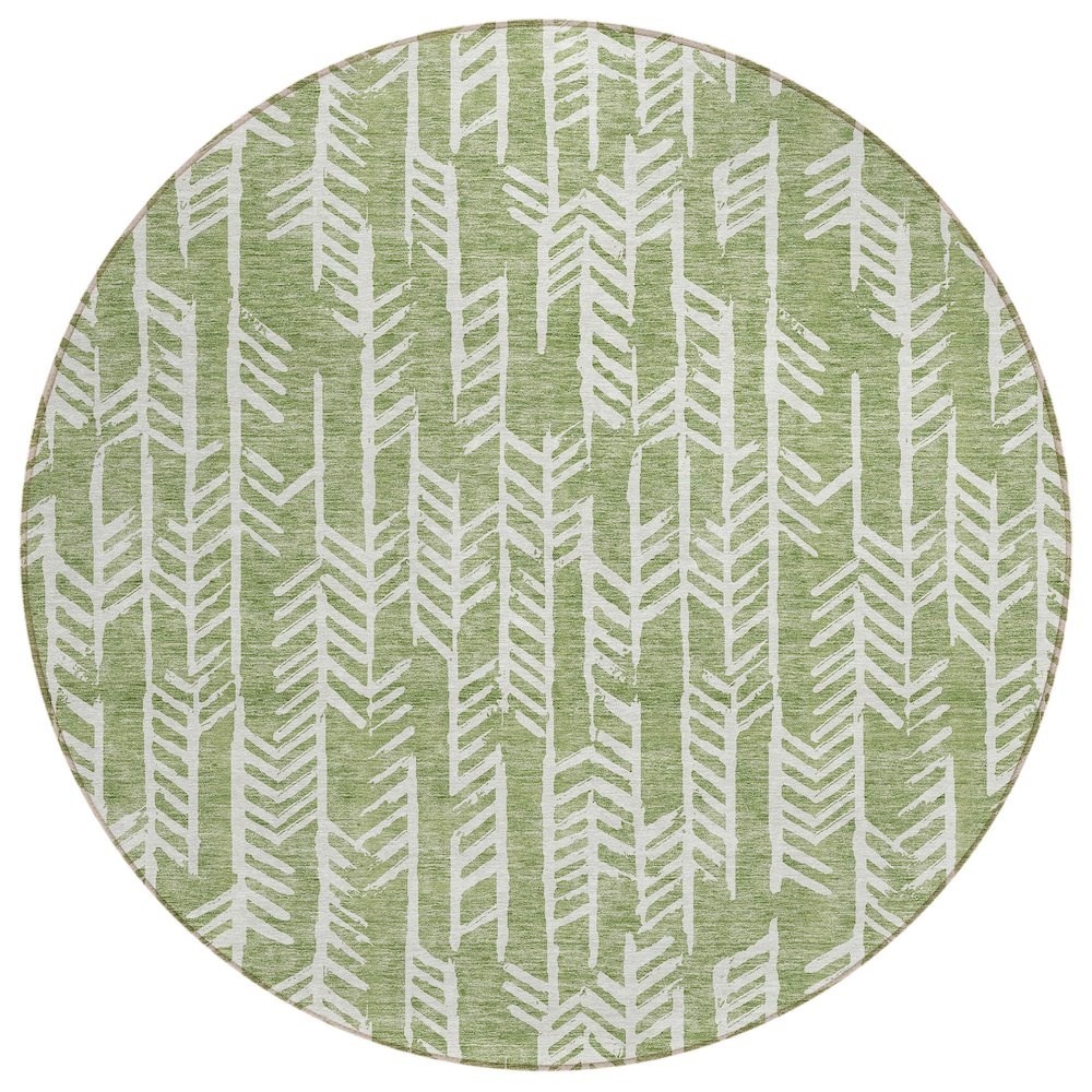 Chantille ACN906 Green 8' x 8' Rug. Picture 1