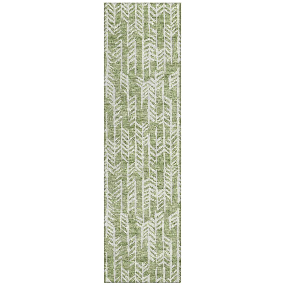 Chantille ACN906 Green 2'3" x 7'6" Rug. Picture 1