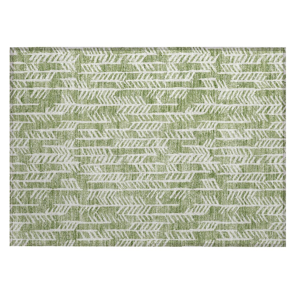Chantille ACN906 Green 1'8" x 2'6" Rug. Picture 1
