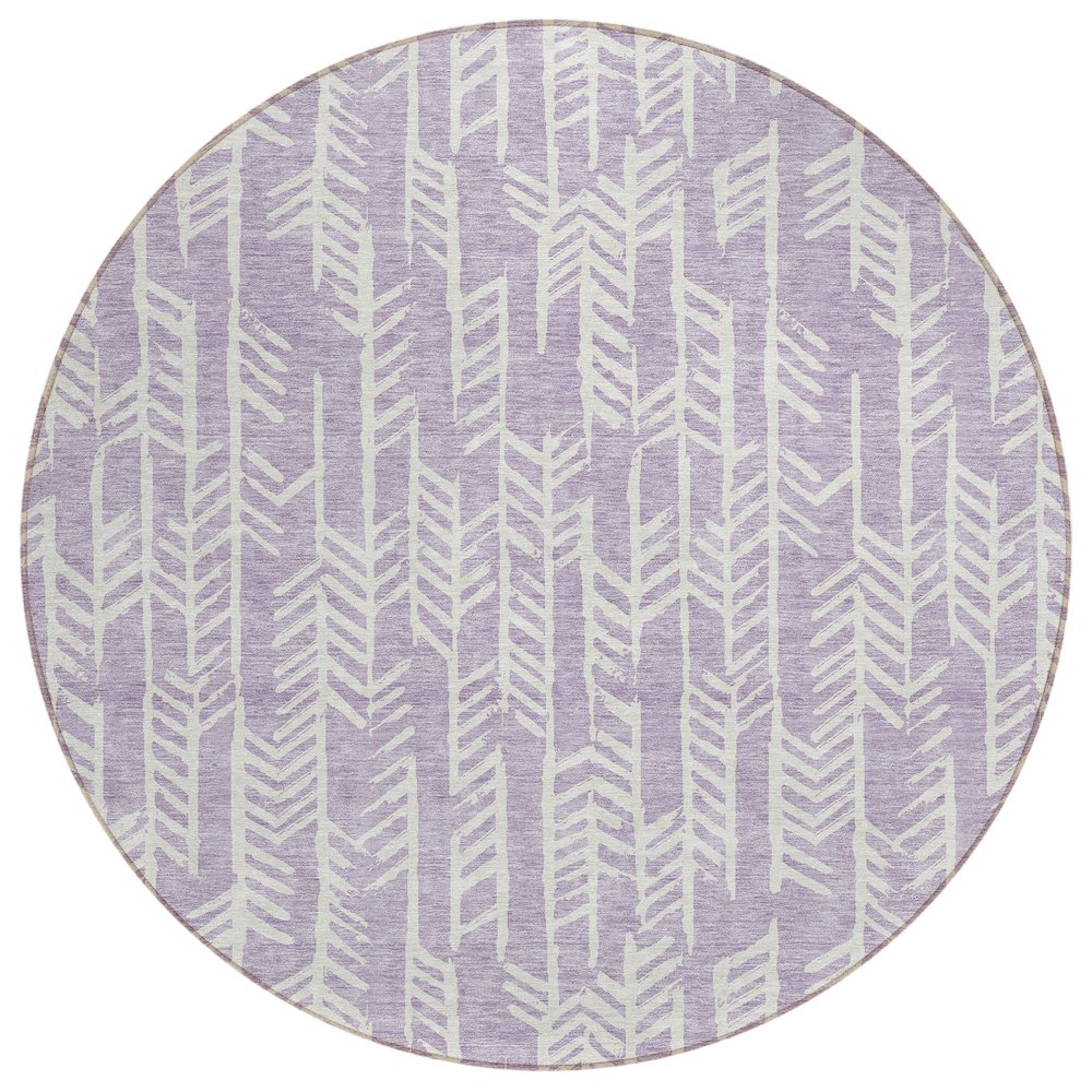 Chantille ACN906 Purple 8' x 8' Rug. Picture 1