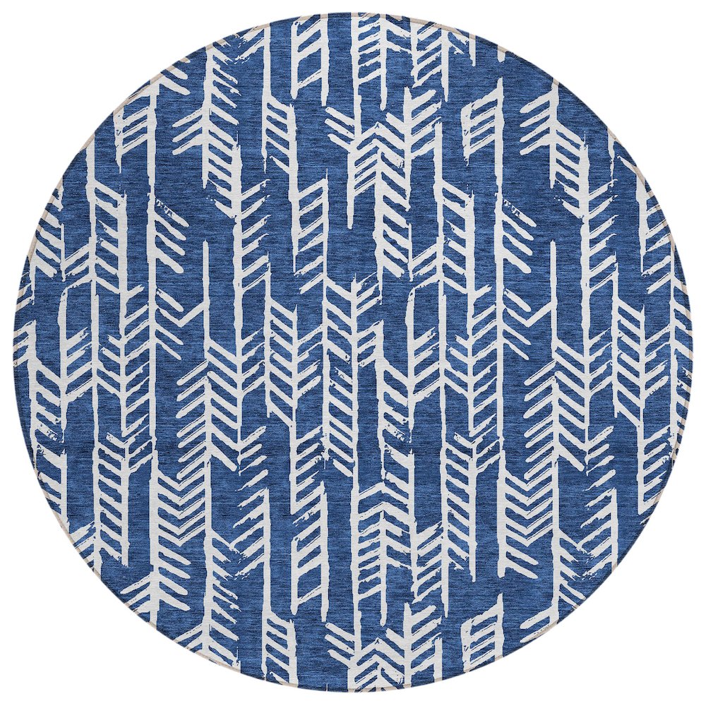 Chantille ACN906 Blue 8' x 8' Rug. Picture 1