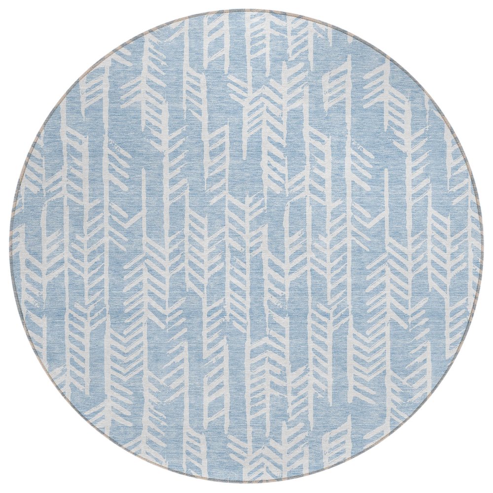 Chantille ACN906 Blue 8' x 8' Rug. Picture 1