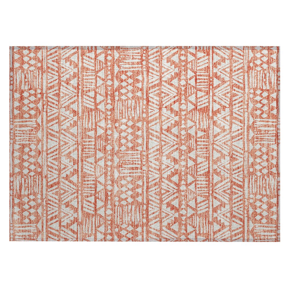 Chantille ACN907 Orange 1'8" x 2'6" Rug. Picture 1