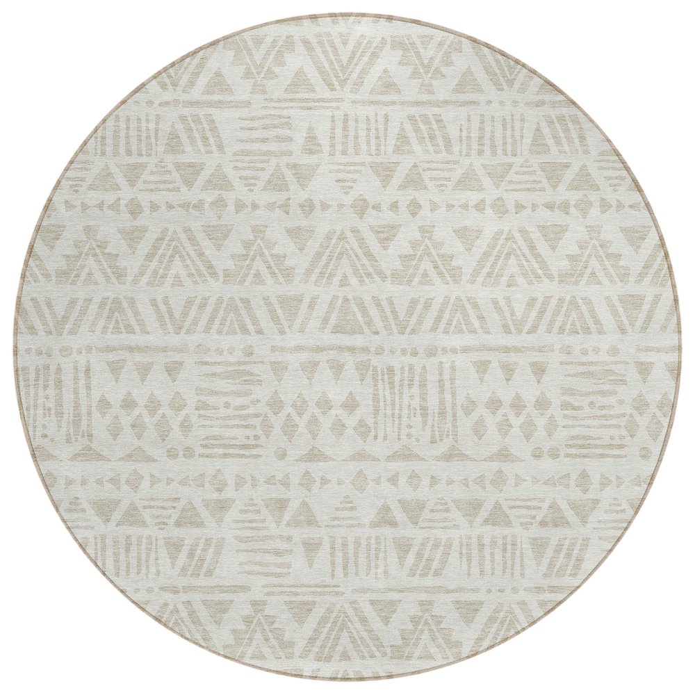 Chantille ACN907 Ivory 8' x 8' Rug. Picture 1