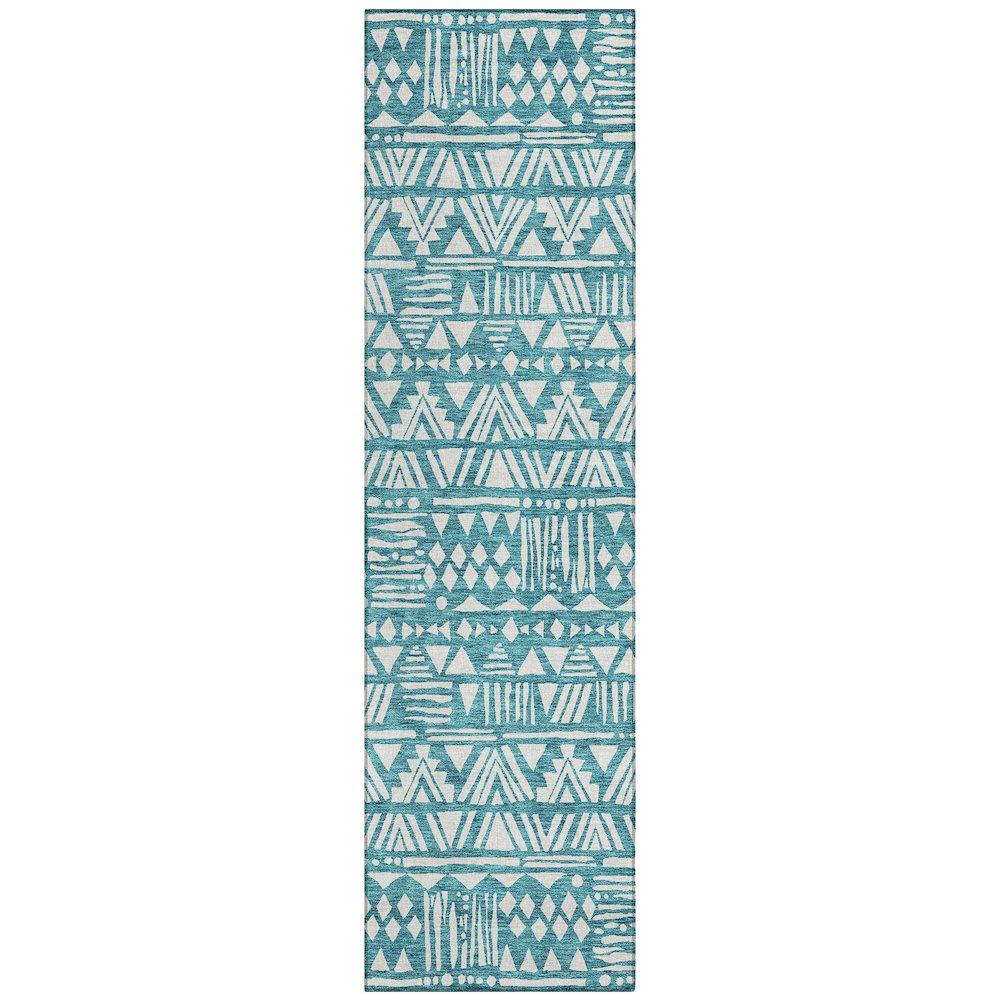 Chantille ACN907 Teal 2'3" x 7'6" Rug. Picture 1