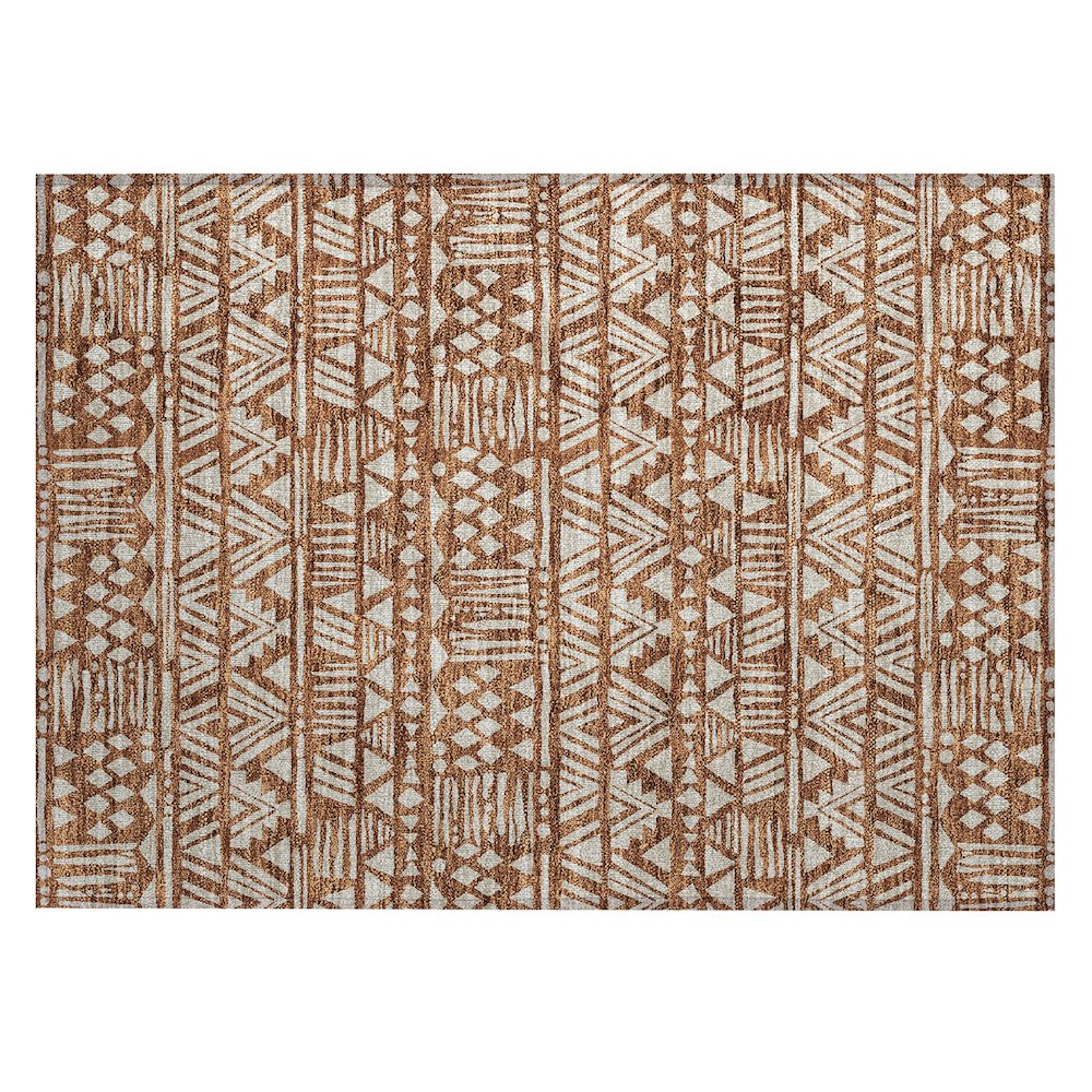 Chantille ACN907 Orange 1'8" x 2'6" Rug. Picture 1