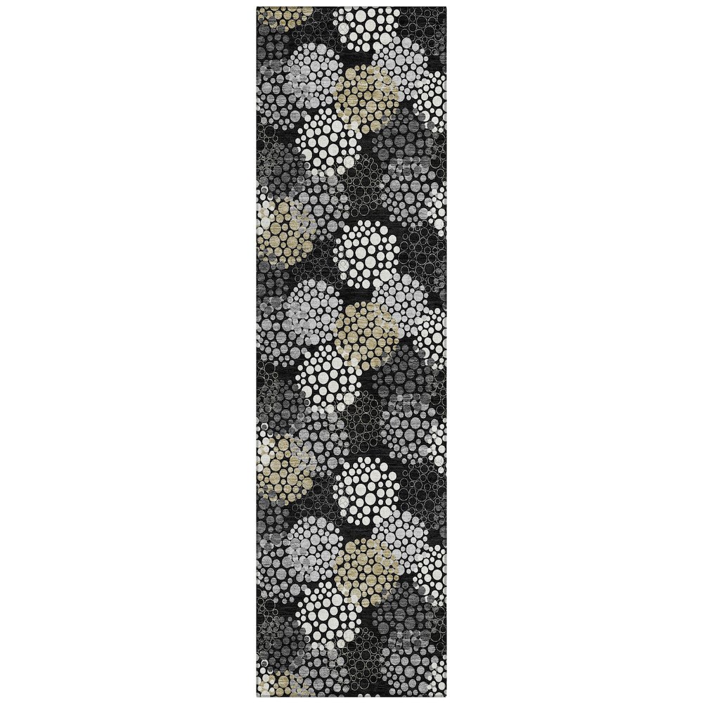 Chantille ACN908 Black 2'3" x 7'6" Rug. Picture 1