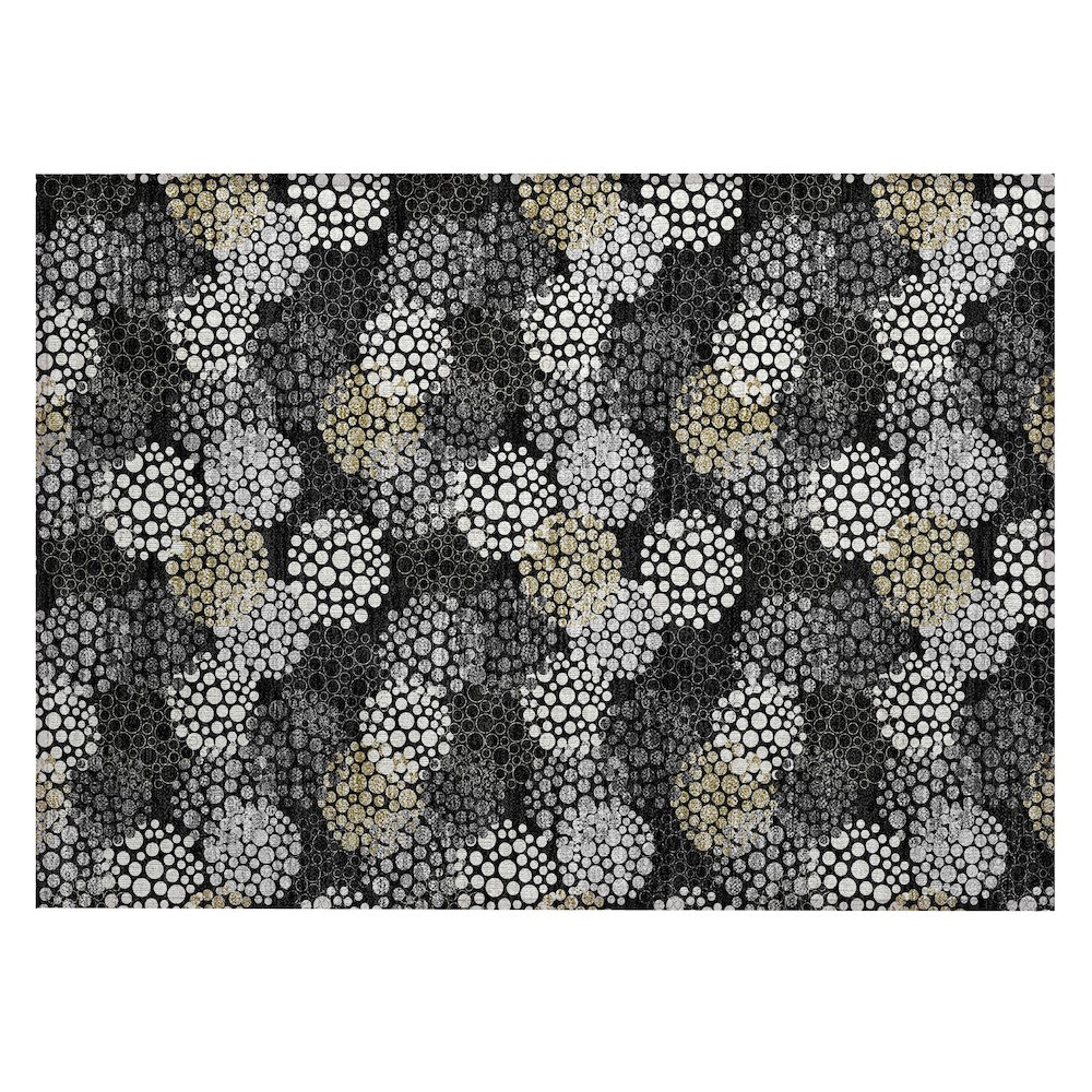 Chantille ACN908 Black 1'8" x 2'6" Rug. Picture 1