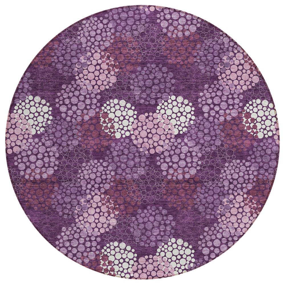 Chantille ACN908 Purple 8' x 8' Rug. Picture 1